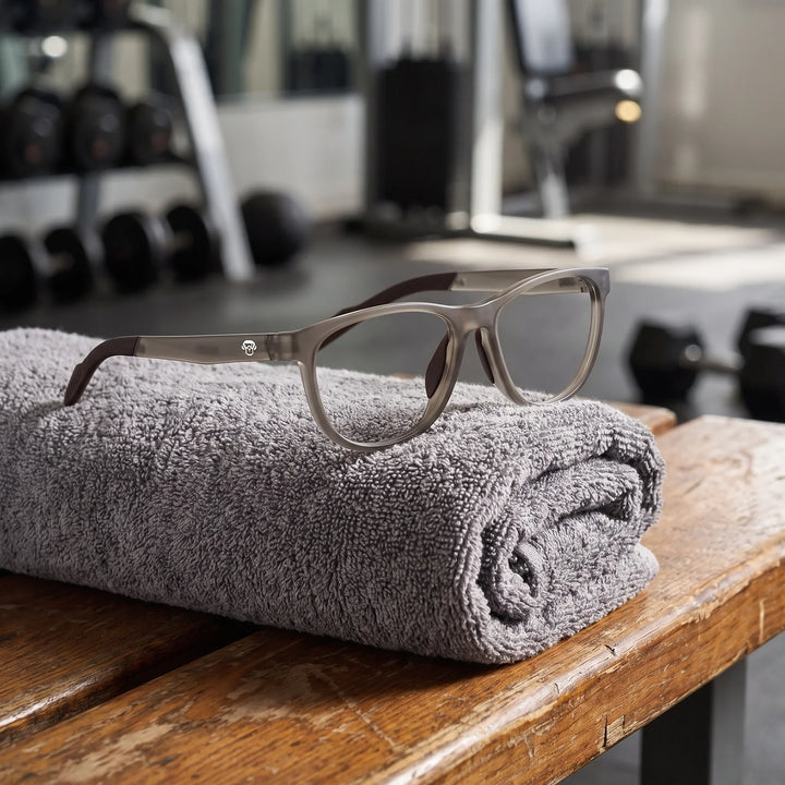 Lentes ópticos deportivos Bonoboss Lewis Champagne toalla gym #color_champagne