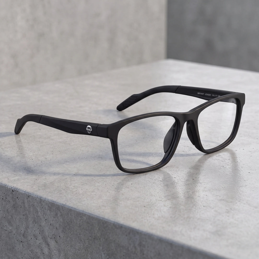Lentes ópticos deportivos Bonoboss Bryant Negro superficie limpia #color_negro