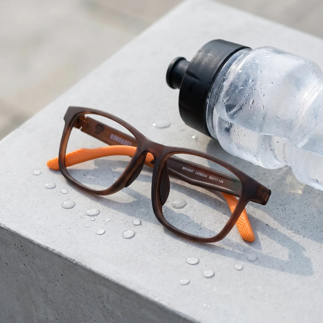 Lentes ópticos deportivos Bonoboss Bryant Naranjo agua #editorial_lifestyle4 #color_naranjo