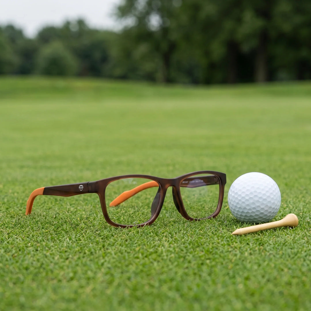Lentes ópticos deportivos Bonoboss Bryant Naranjo golf green #color_naranjo