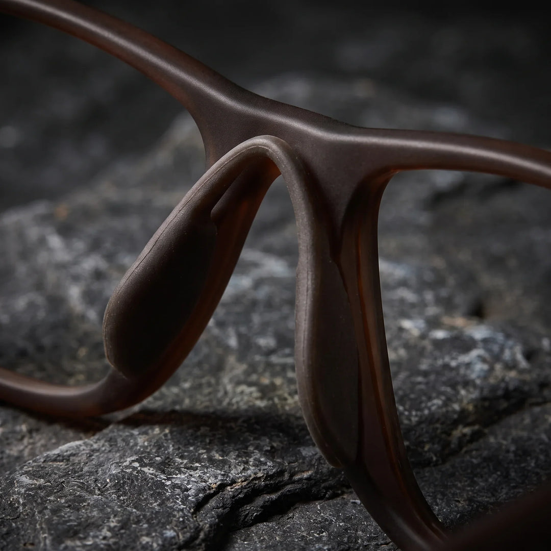 Lentes ópticos deportivos Bonoboss Bryant Naranjo detalle nariz interna #editorial_grip_nariz #color_naranjo