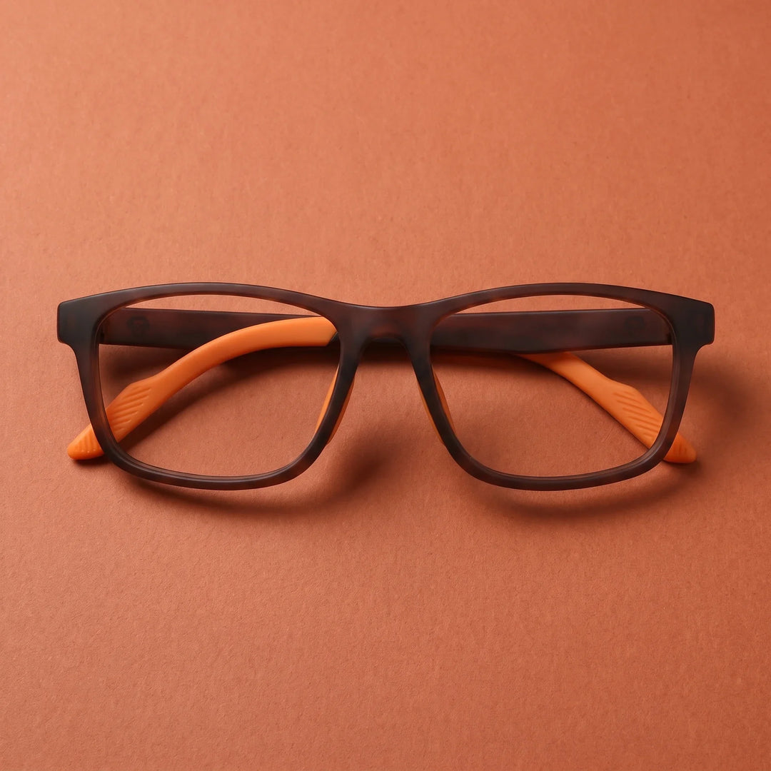 Lentes ópticos deportivos Bonoboss Bryant Naranjo editorial flatlay #color_naranjo