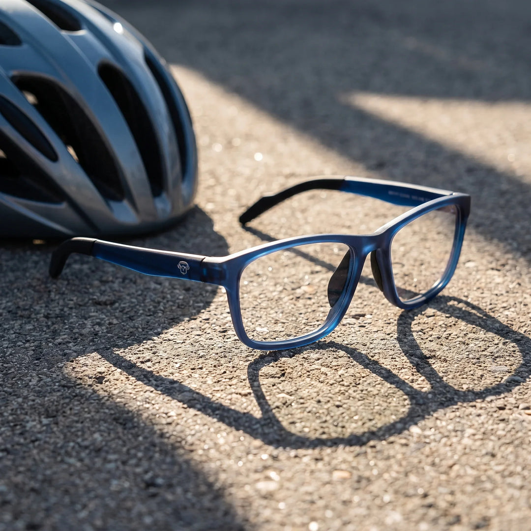 Lentes ópticos deportivos Bonoboss Bryant Azul bici casco #color_azul