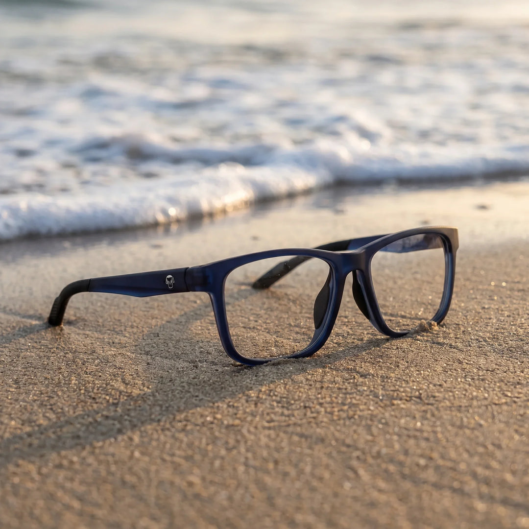 Lentes ópticos deportivos Bonoboss Bryant Azul surf playa #color_azul