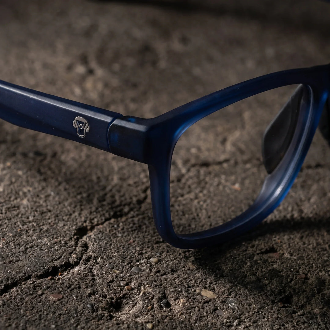 Lentes ópticos deportivos Bonoboss Bryant Azul detalle canto frente #color_azul