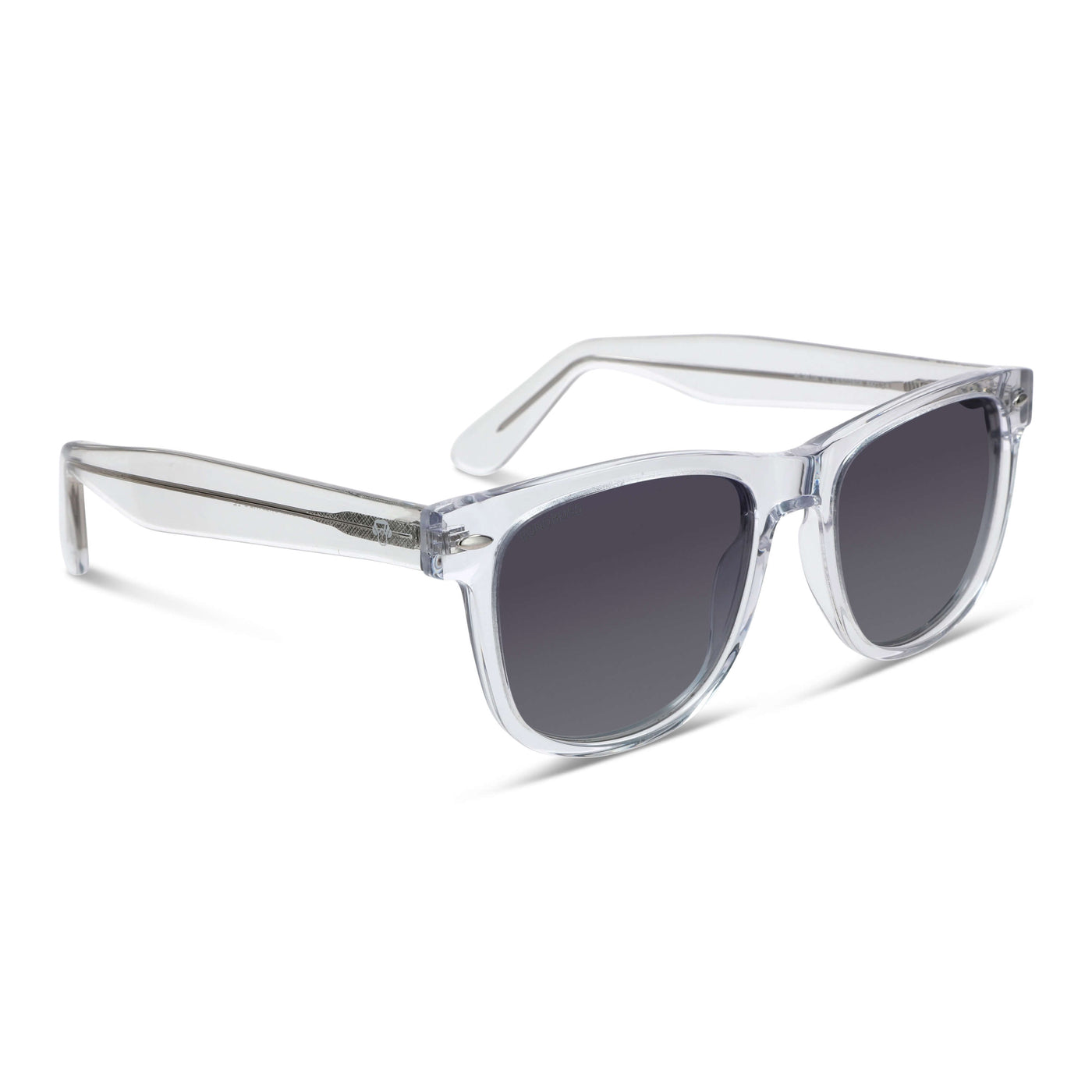 anteojos lentes de sol polarizados de color negro forma clásica para hombre y mujer de cara redonda con o sin receta optica grandes tamaño XL