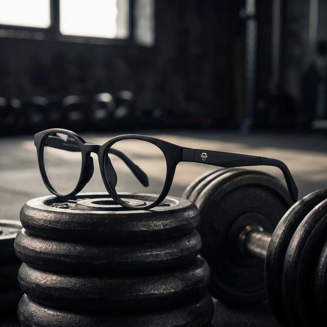 Lentes ópticos deportivos Bonoboss Simone Negro gym mancuerna #color_negro