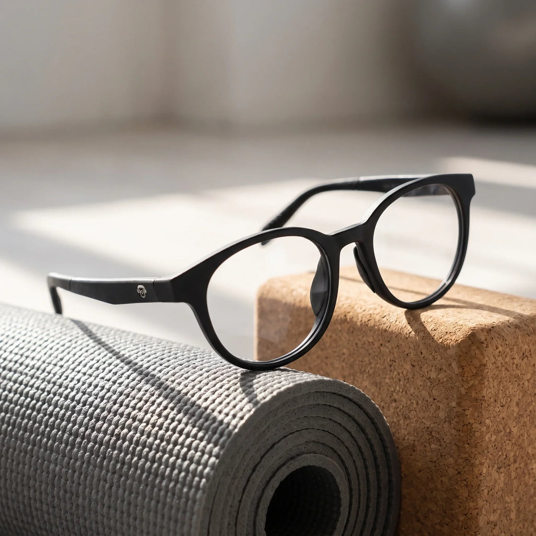 Lentes ópticos deportivos Bonoboss Simone Negro yoga mat #color_negro