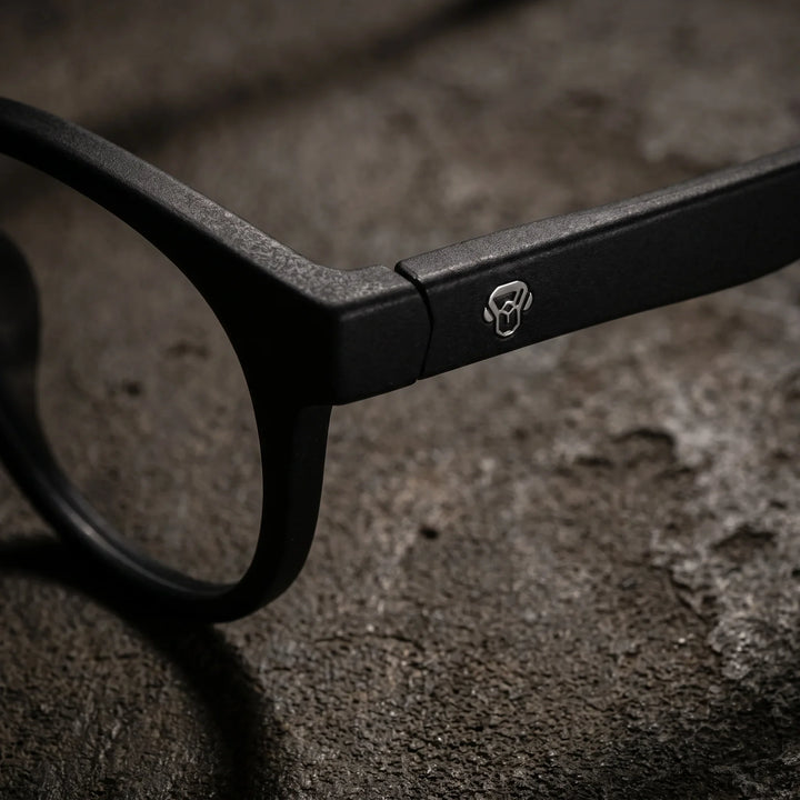 Lentes ópticos deportivos Bonoboss Simone Negro detalle canto frente #color_negro