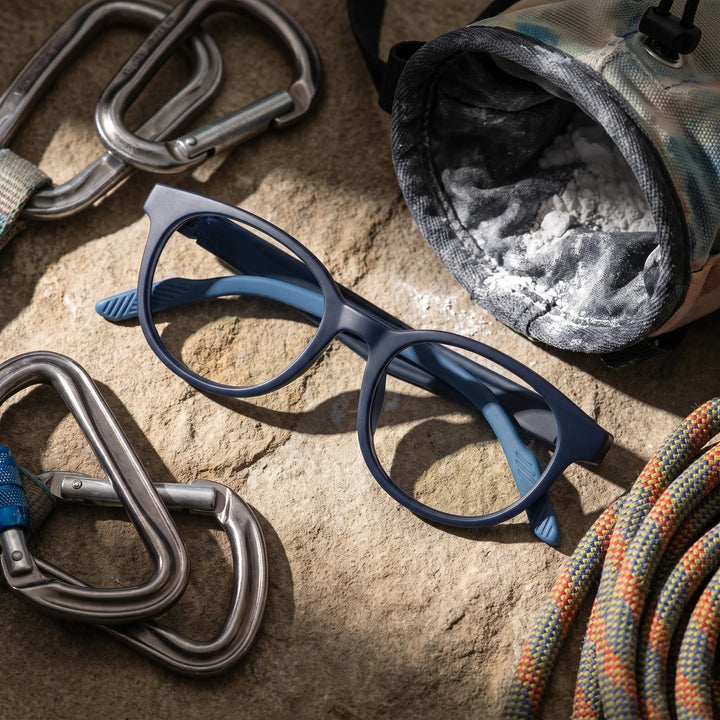 Lentes ópticos deportivos Bonoboss Simone Azul escalada gear #editorial_lifestyle1 #color_azul