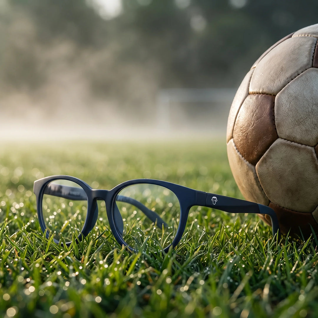 Lentes ópticos deportivos Bonoboss Simone Azul futbol pasto #color_azul
