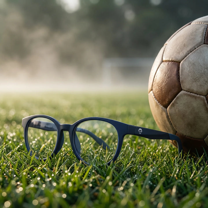 Lentes ópticos deportivos Bonoboss Simone Azul futbol pasto #color_azul