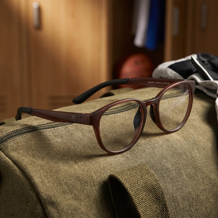 Lentes ópticos deportivos Bonoboss Simone Champagne bolso deportivo #color_champagne