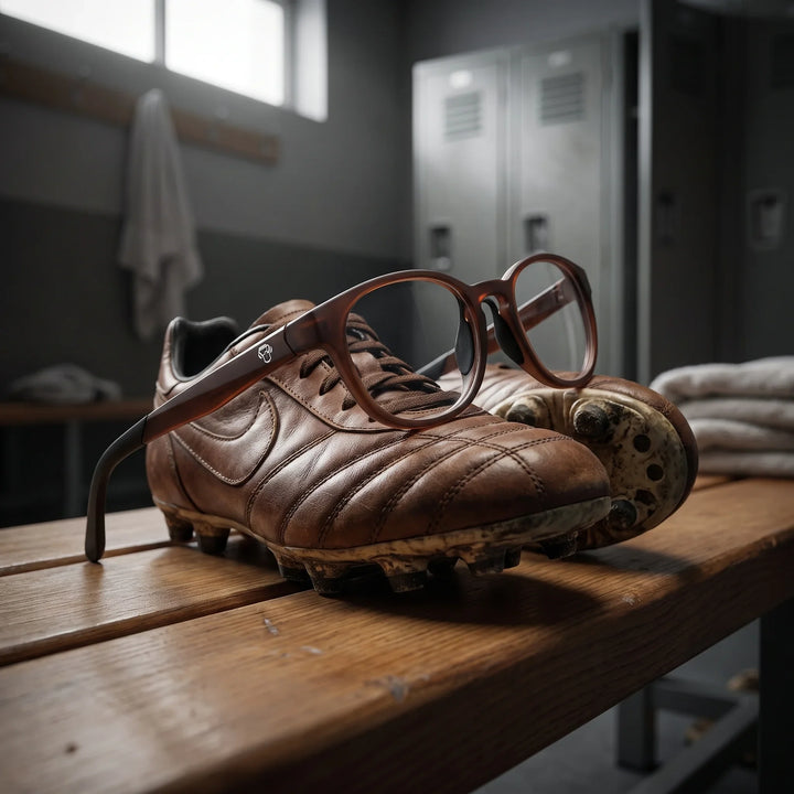 Lentes ópticos deportivos Bonoboss Simone Champagne futbol chuteras #color_champagne