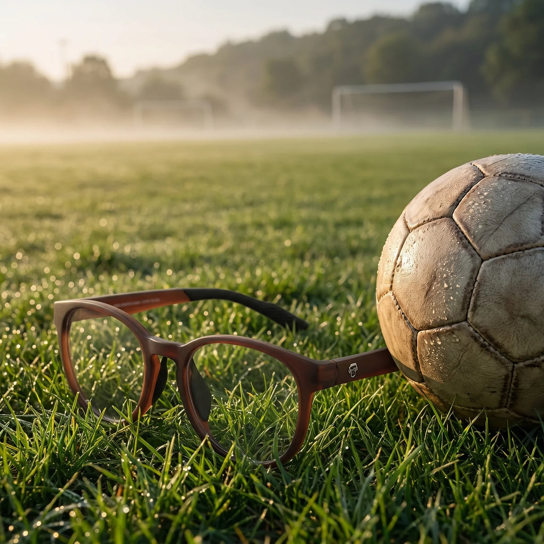 Lentes ópticos deportivos Bonoboss Simone Champagne futbol pasto #color_champagne