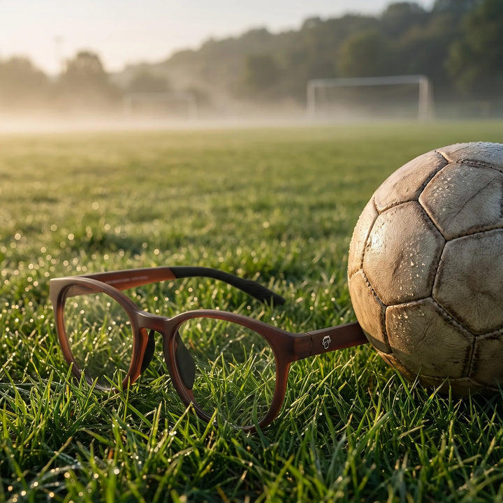 Lentes ópticos deportivos Bonoboss Simone Champagne futbol pasto #color_champagne