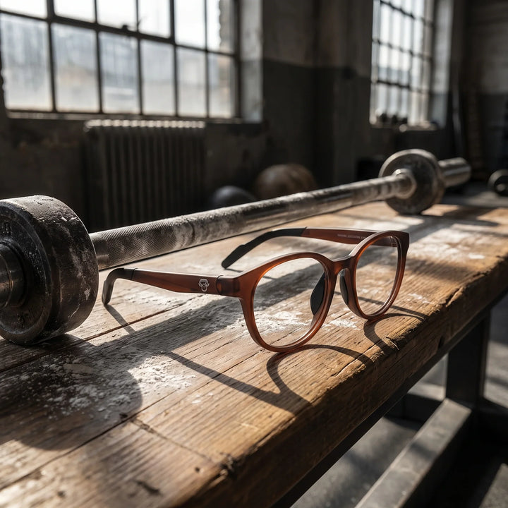Lentes ópticos deportivos Bonoboss Simone Champagne gym banca #color_champagne