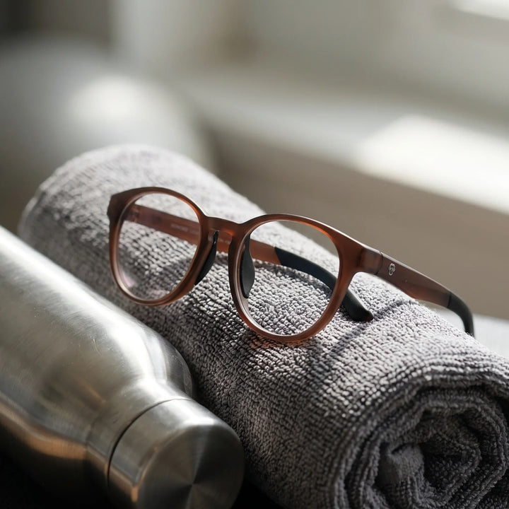 Lentes ópticos deportivos Bonoboss Simone Champagne gym toalla #color_champagne