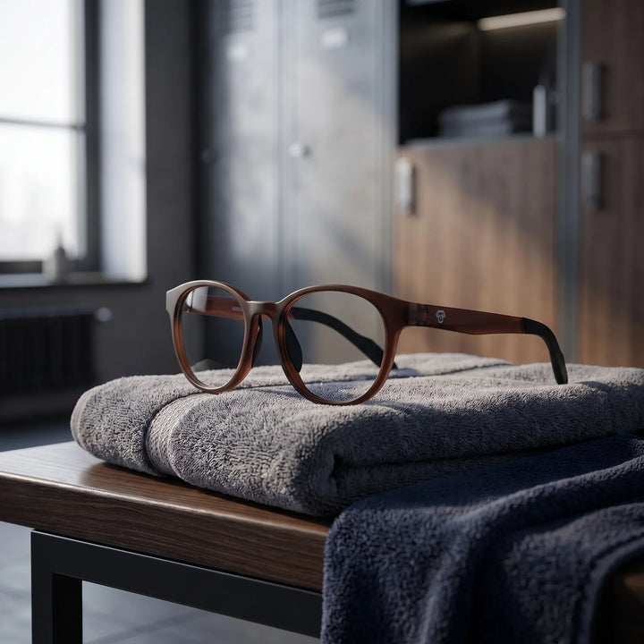 Lentes ópticos deportivos Bonoboss Simone Champagne toalla camarin #color_champagne