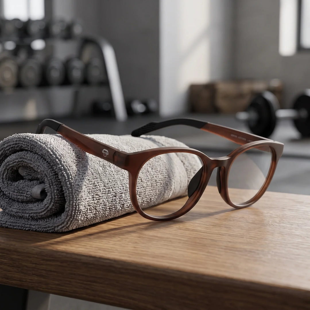 Lentes ópticos deportivos Bonoboss Simone Champagne toalla gym #color_champagne
