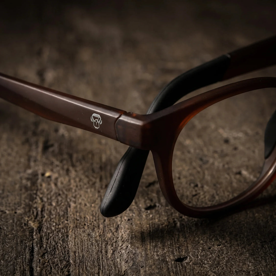 Lentes ópticos deportivos Bonoboss Simone Champagne detalle canto frente #color_champagne