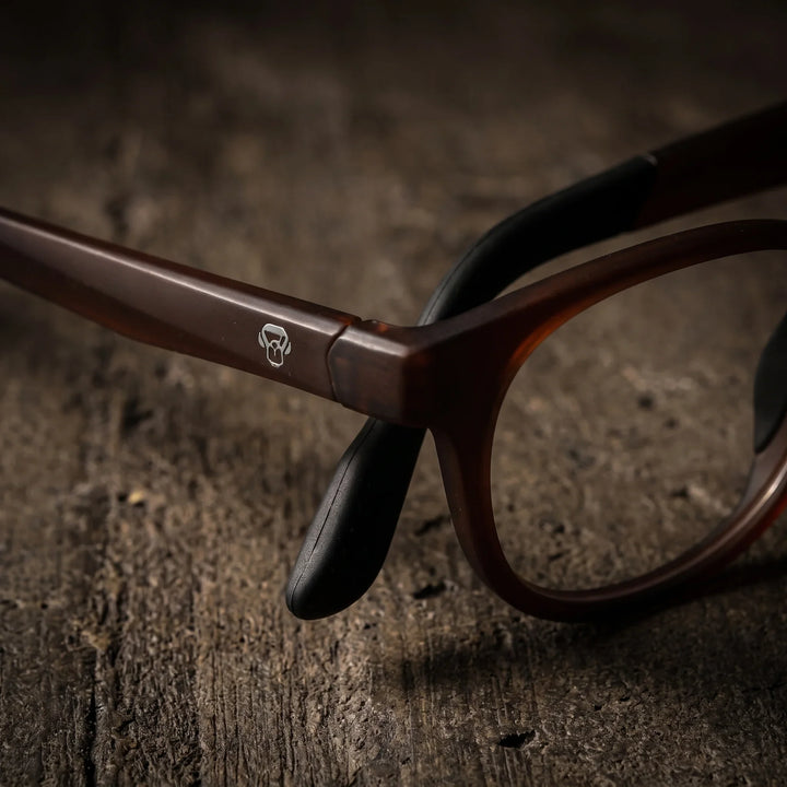 Lentes ópticos deportivos Bonoboss Simone Champagne detalle canto frente #color_champagne