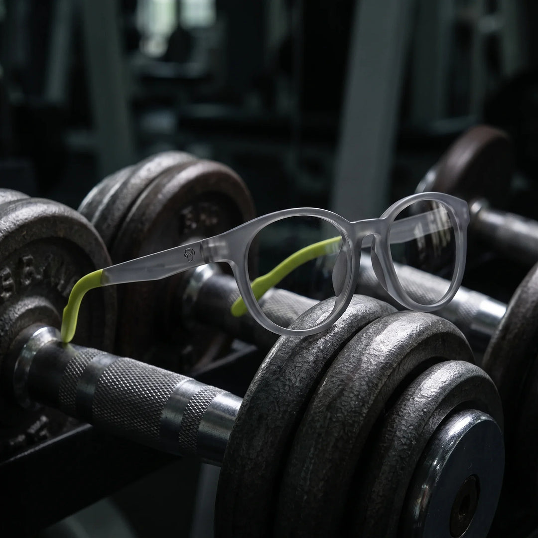 Lentes ópticos deportivos Bonoboss Simone Verde gym mancuerna #color_verde
