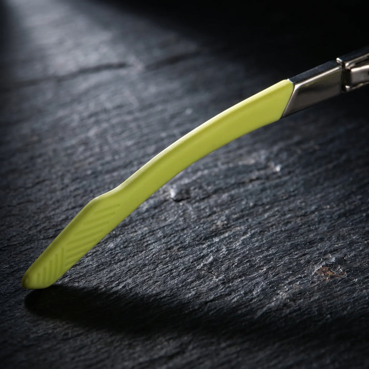 Lentes ópticos deportivos Bonoboss Simone Verde detalle terminal interna #editorial_grip_patas #color_verde