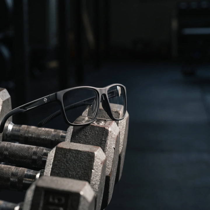 Lentes ópticos deportivos Bonoboss Tyson Negro gym mancuerna #color_negro