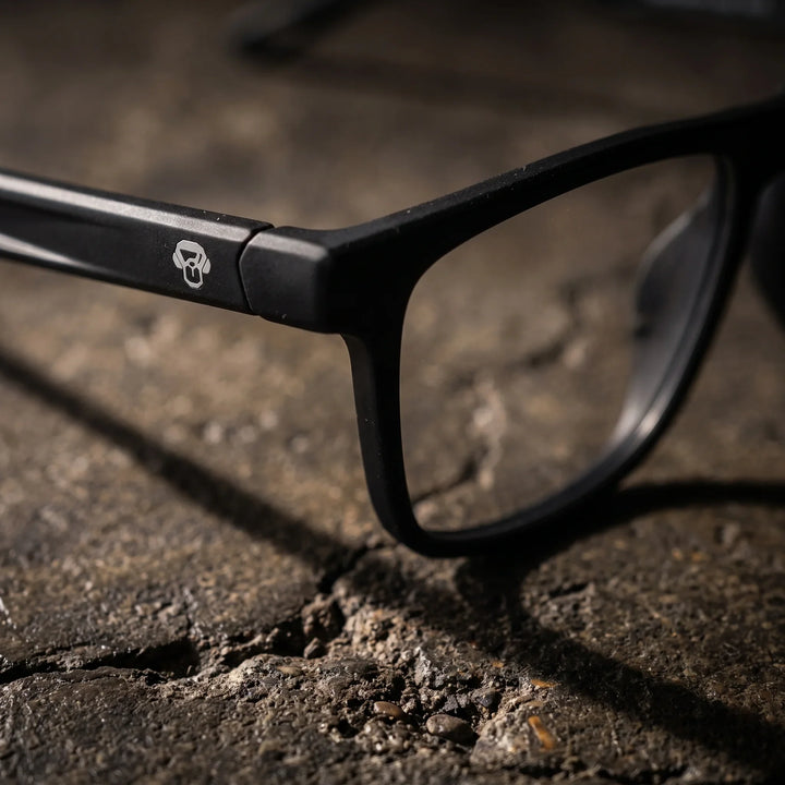 Lentes ópticos deportivos Bonoboss Tyson Negro detalle canto frente #color_negro