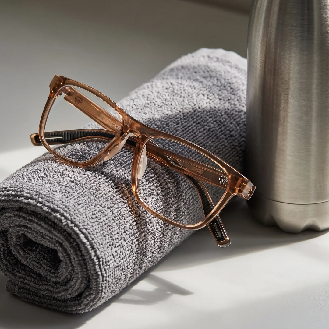 Lentes ópticos deportivos Bonoboss Tyson Champagne gym toalla #color_champagne