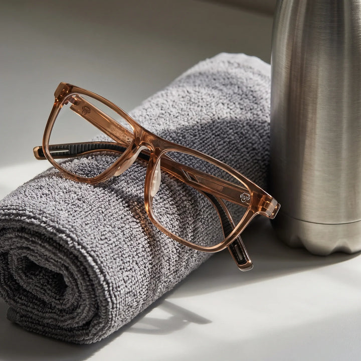 Lentes ópticos deportivos Bonoboss Tyson Champagne gym toalla #color_champagne