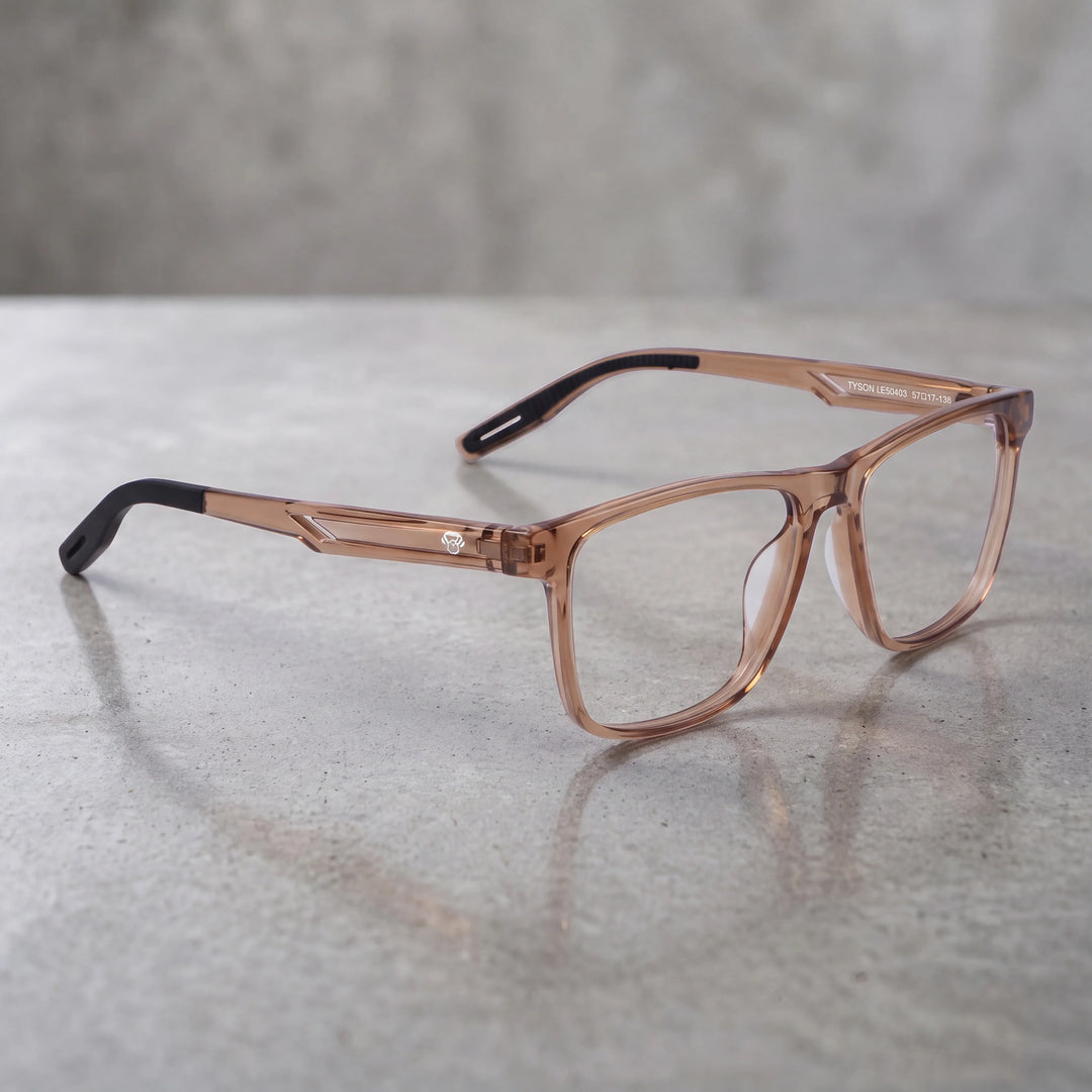 Lentes ópticos deportivos Bonoboss Tyson Champagne superficie limpia #color_champagne