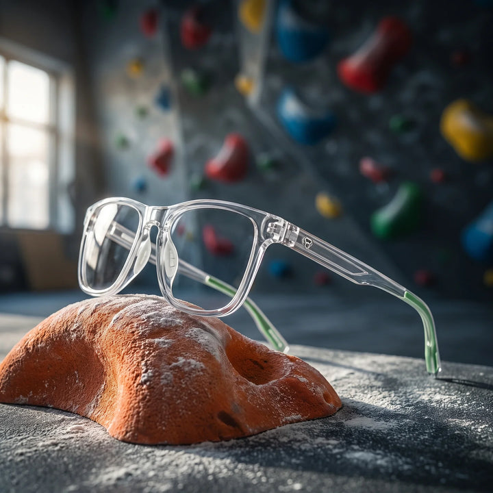 Lentes ópticos deportivos Bonoboss Tyson Transparente escalada pared #editorial_lifestyle2 #color_transparente