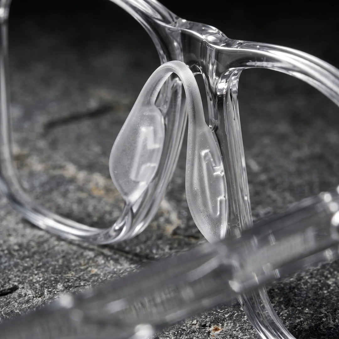 Lentes ópticos deportivos Bonoboss Tyson Transparente detalle nariz interna #editorial_grip_nariz #color_transparente