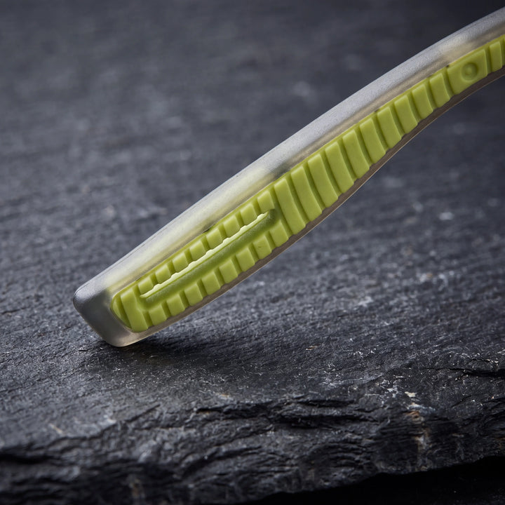 Lentes ópticos deportivos Bonoboss Senna Verde detalle terminal interna #editorial_grip_patas #color_verde