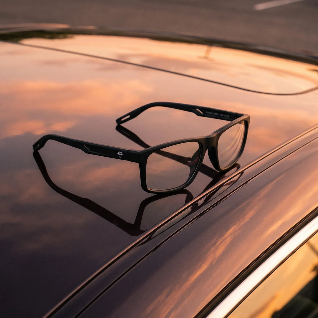 Lentes ópticos deportivos Bonoboss Jordan Negro techo auto lujo #editorial_lifestyle3 #color_negro