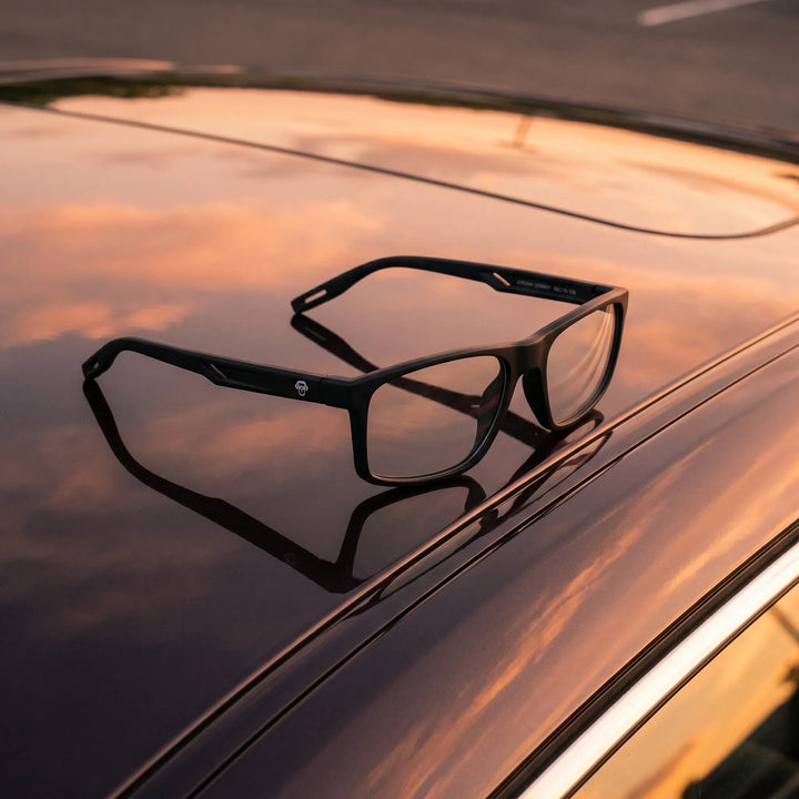 Lentes ópticos deportivos Bonoboss Jordan Negro techo auto lujo #editorial_lifestyle3 #color_negro