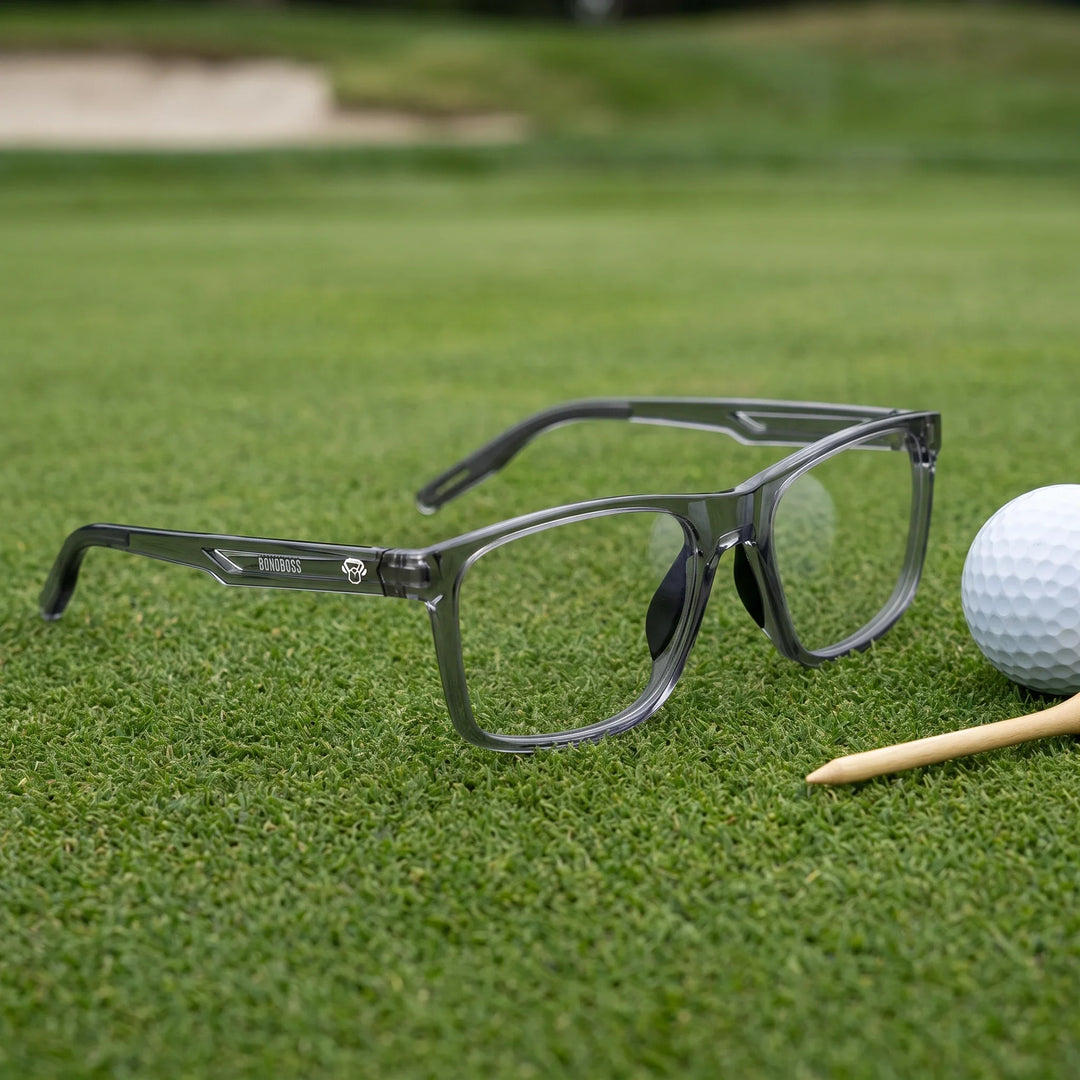 Lentes ópticos deportivos Bonoboss Jordan Gris golf green #editorial_lifestyle4 #color_gris