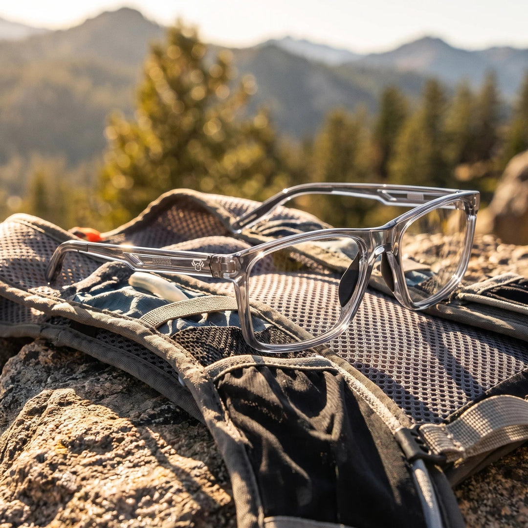 Lentes ópticos deportivos Bonoboss Jordan Gris hidratacion pack #editorial_sustentabilidad #color_gris