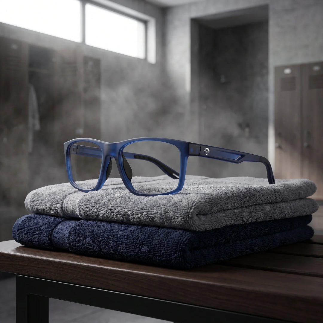 Lentes ópticos deportivos Bonoboss Jordan Azul toalla camarin #color_azul