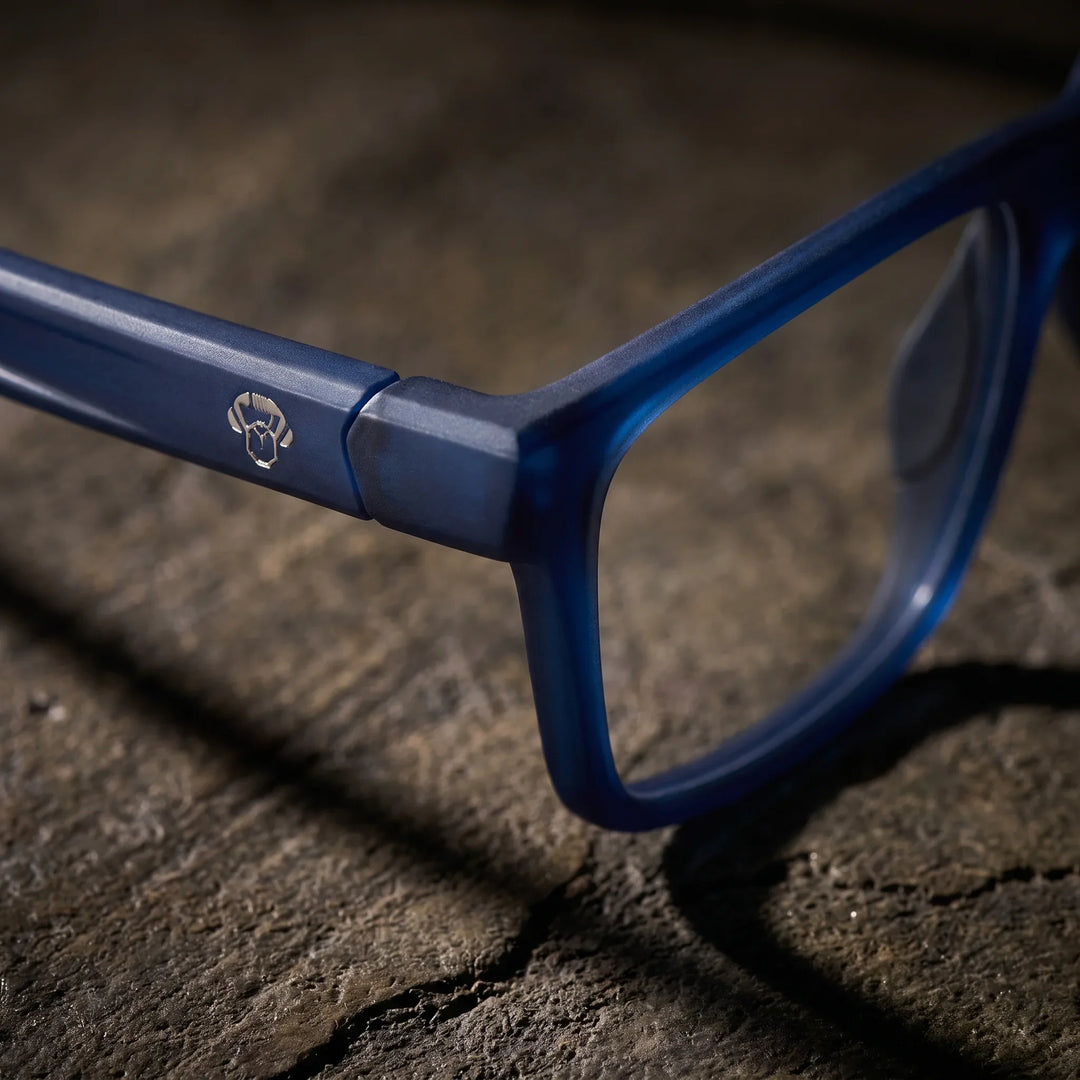 Lentes ópticos deportivos Bonoboss Jordan Azul detalle canto frente #color_azul
