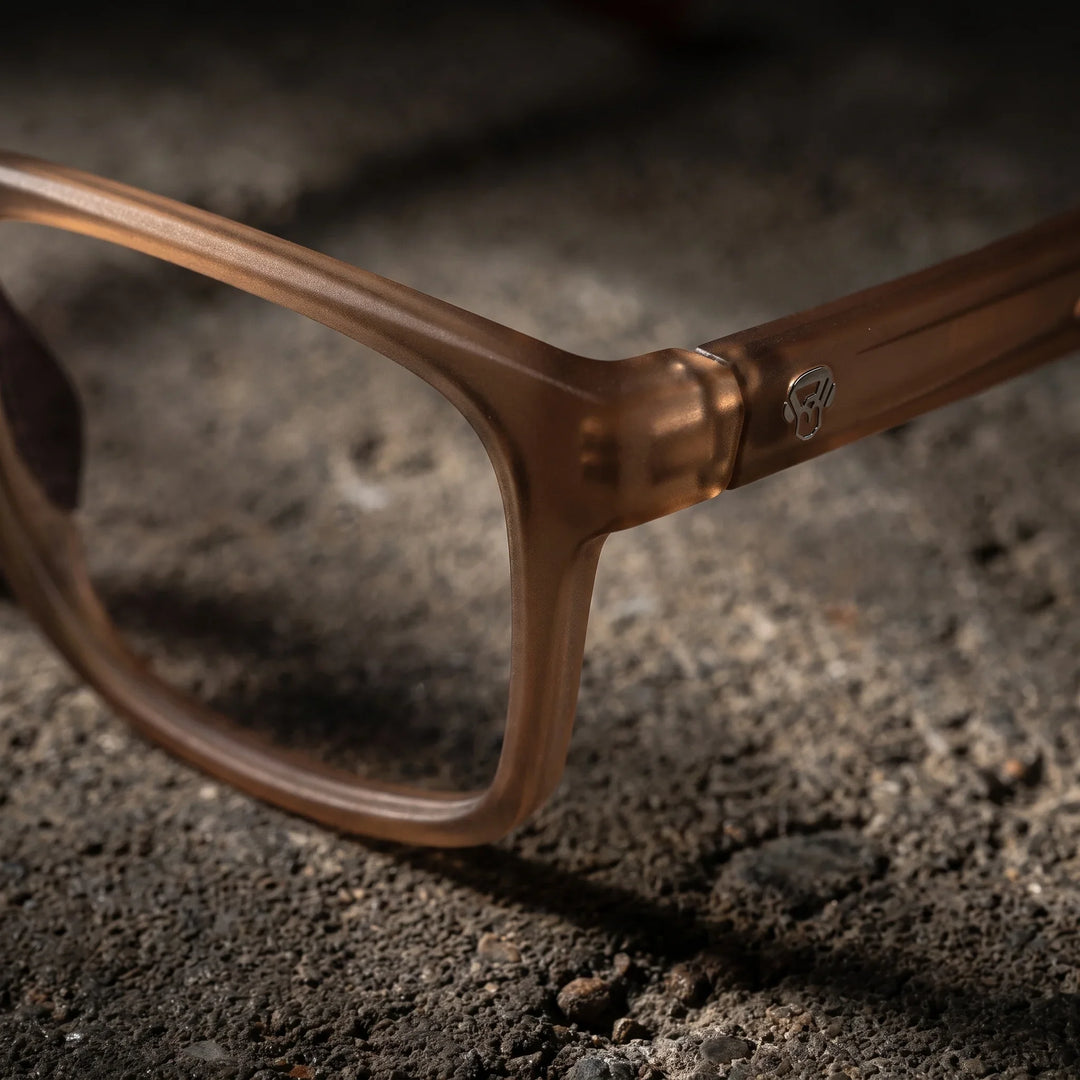 Lentes ópticos deportivos Bonoboss Jordan Naranjo detalle canto frente #color_naranjo