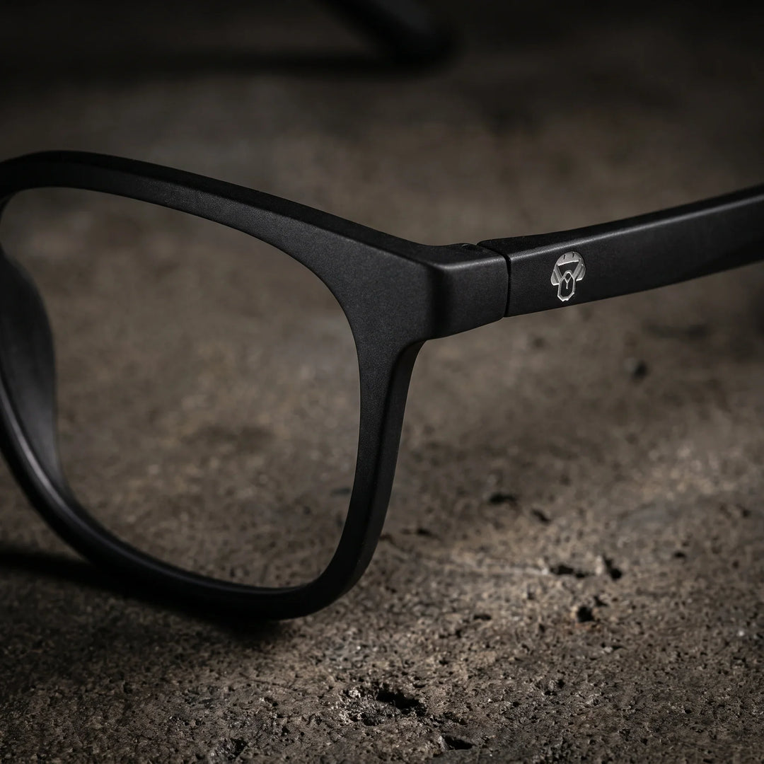 Lentes ópticos deportivos Bonoboss Serena Negro detalle canto frente #color_negro