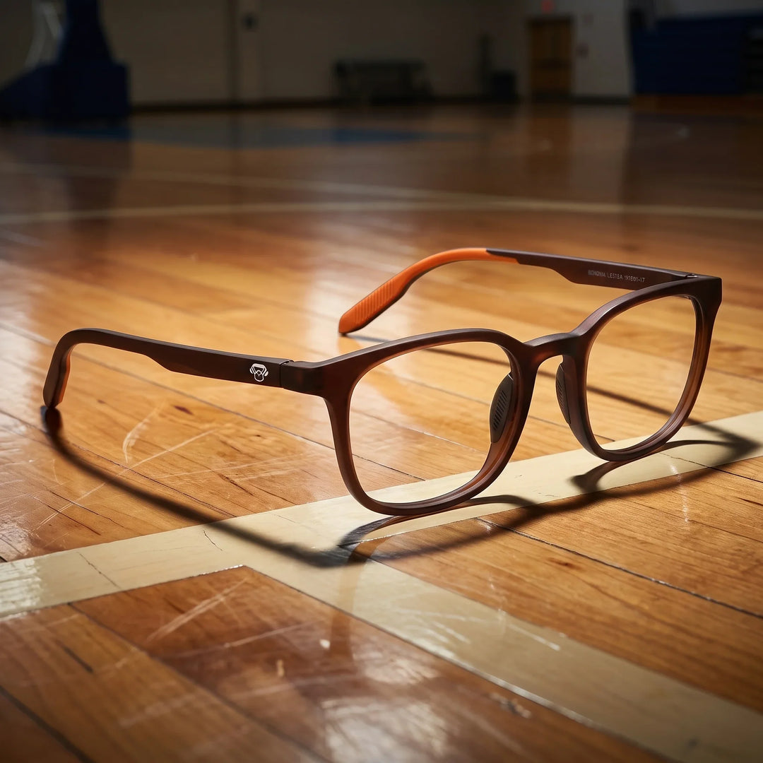 Lentes ópticos deportivos Bonoboss Serena Naranjo basket linea #color_naranjo