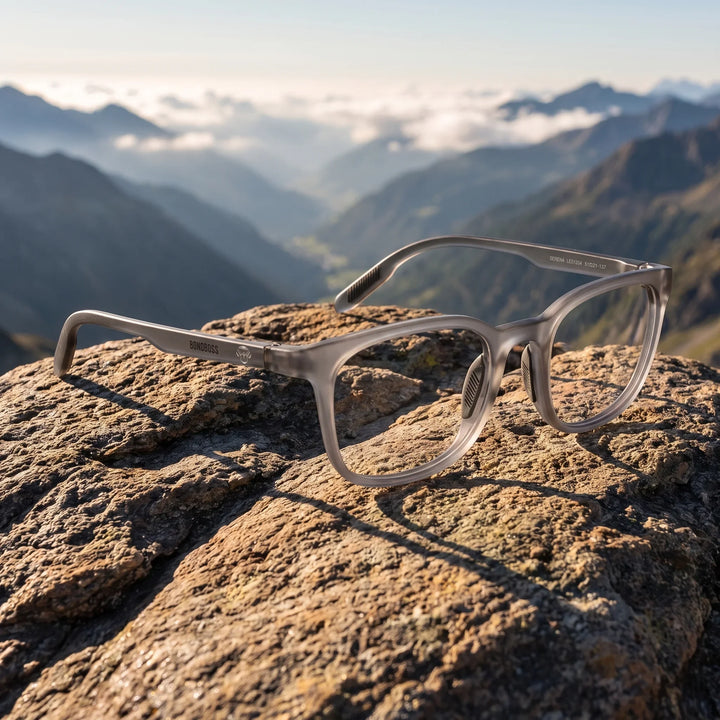 Lentes ópticos deportivos Bonoboss Serena Gris cerro cumbre #editorial_banner_confianza #color_gris