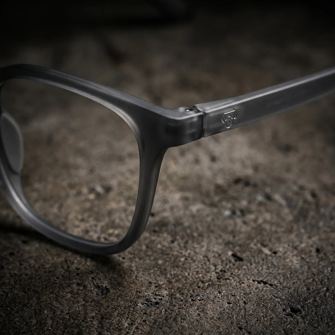 Lentes ópticos deportivos Bonoboss Serena Gris detalle canto frente #color_gris