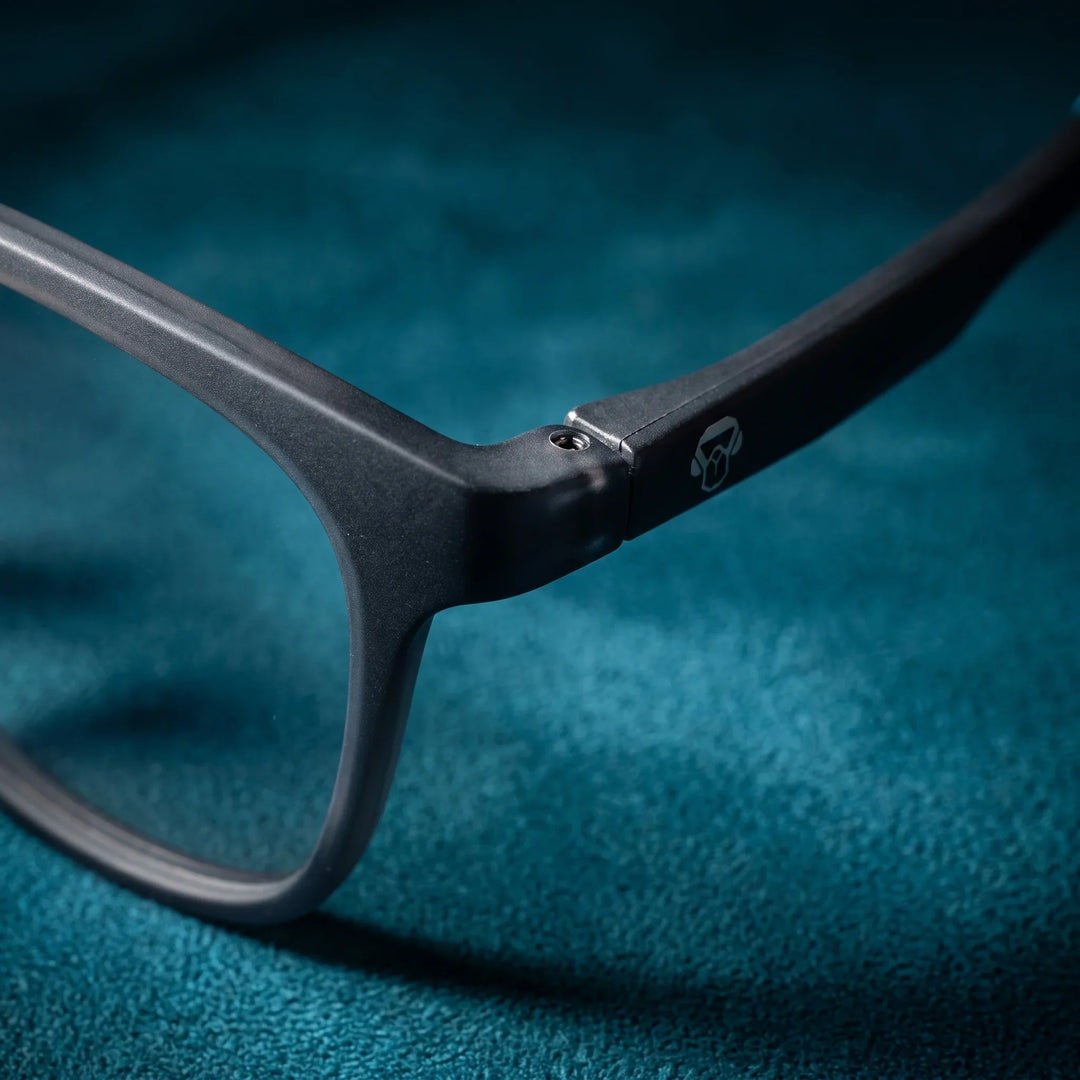 Lentes ópticos deportivos Bonoboss Serena Azul detalle bisagra #color_azul