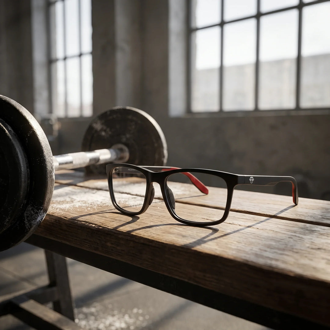 Lentes ópticos deportivos Bonoboss Phelps Rojo gym banca #color_rojo