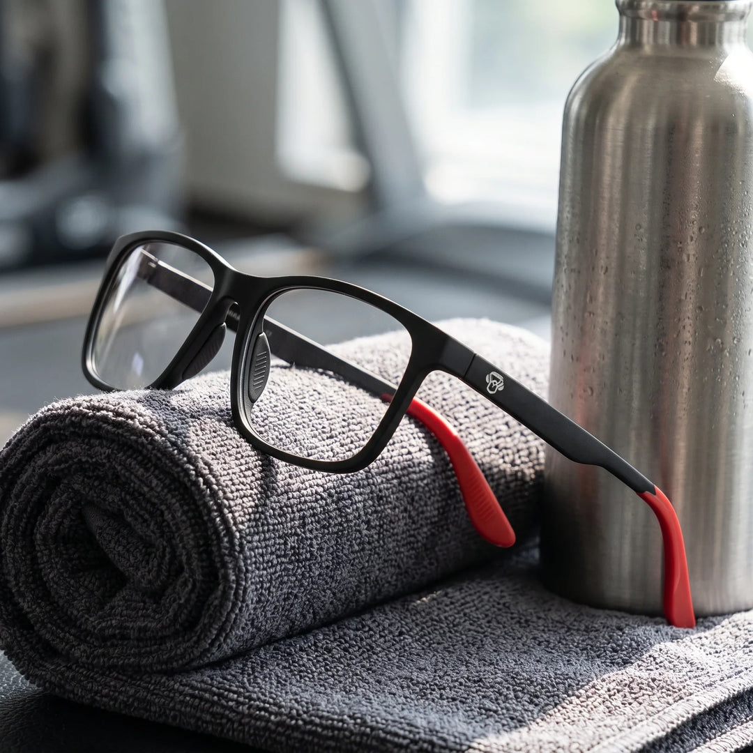 Lentes ópticos deportivos Bonoboss Phelps Rojo gym toalla #color_rojo